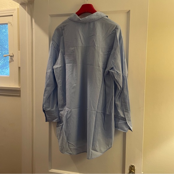 NWT SECRET MISSION Este Oversized Weekend Boyfriend Shirt - Size M - Picture 13 of 13
